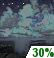 Chance Rain Showers, Probability Of Precipitation: 30%